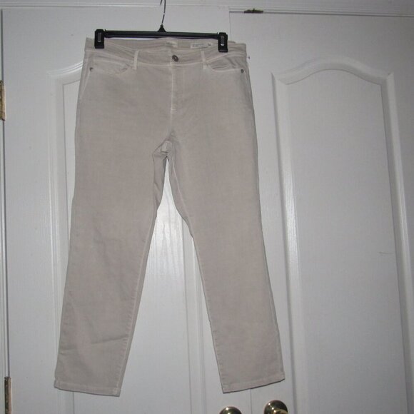 J. Jill Denim Authentic Fit Slim Ankle Tan Pants Size 14P - Picture 1 of 5
